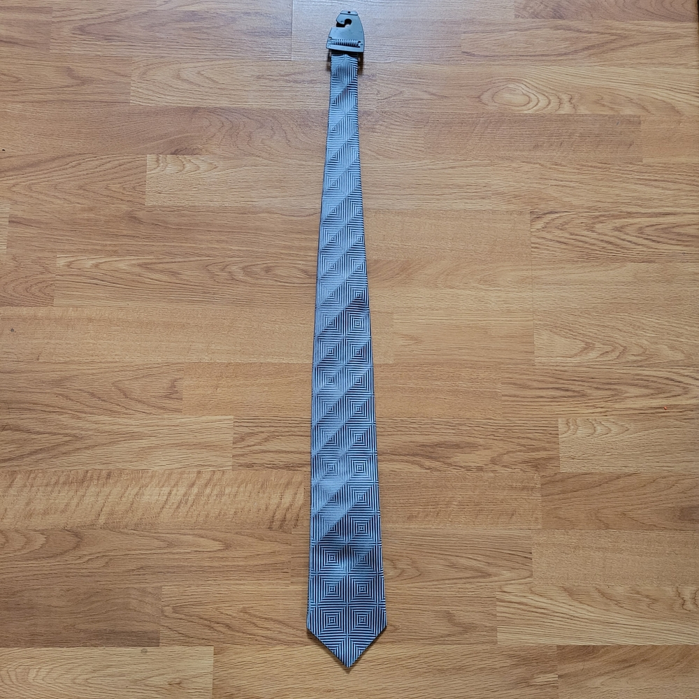 MICHAEL Michael Kors Black and White Houndstooth Tie